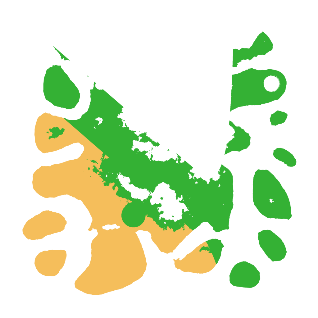 Biome Rust Map: Barren, Size: 3500, Seed: 3570047