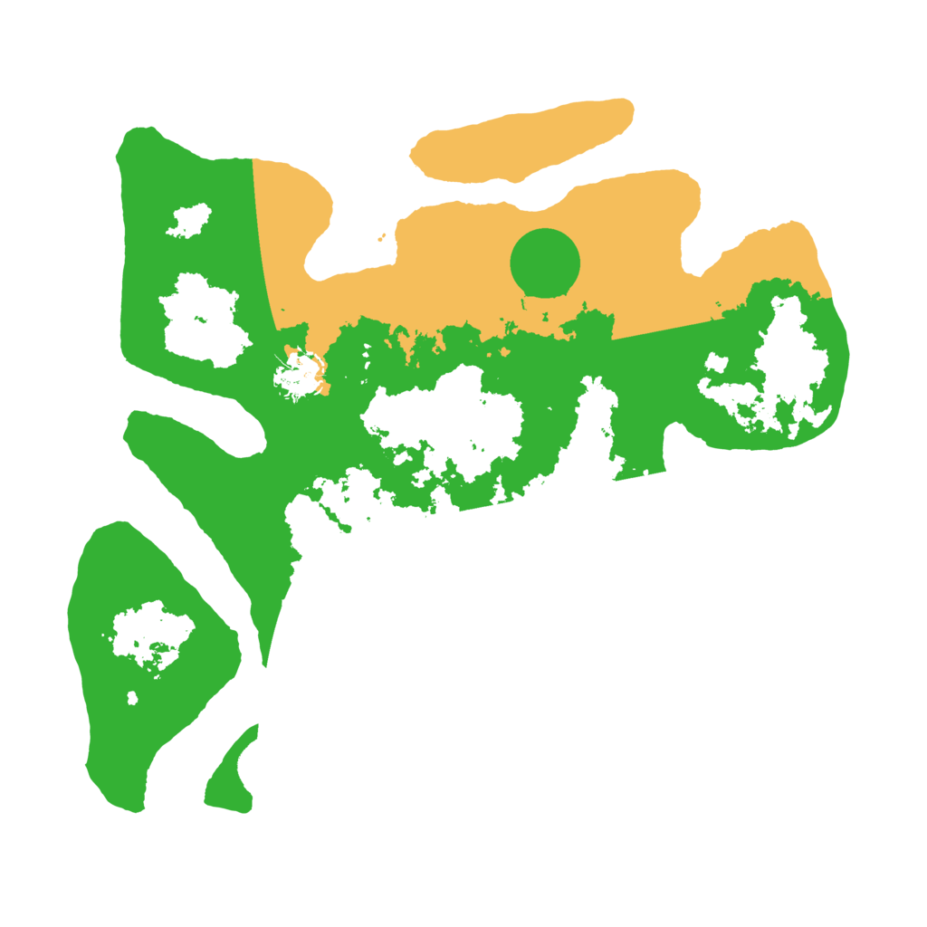 Biome Rust Map: Barren, Size: 3500, Seed: 4845761