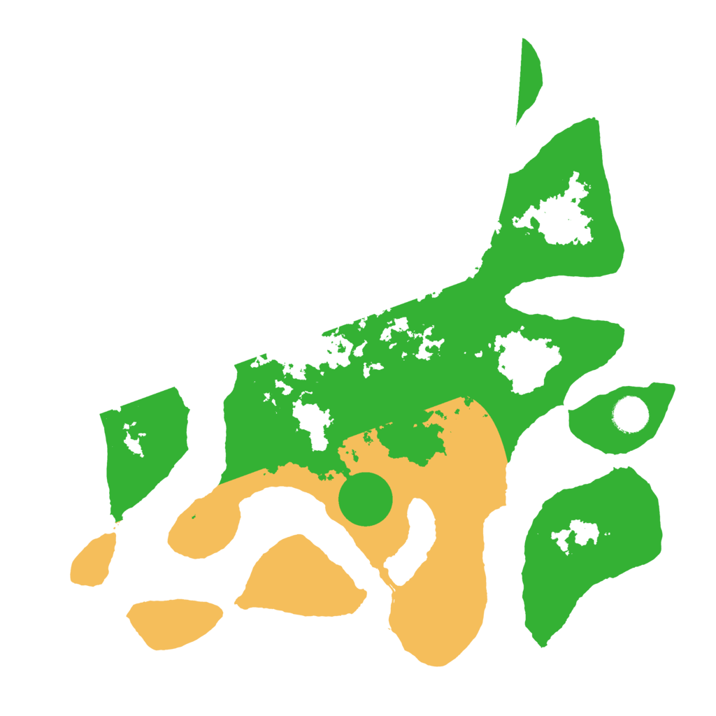 Biome Rust Map: Barren, Size: 3500, Seed: 749216