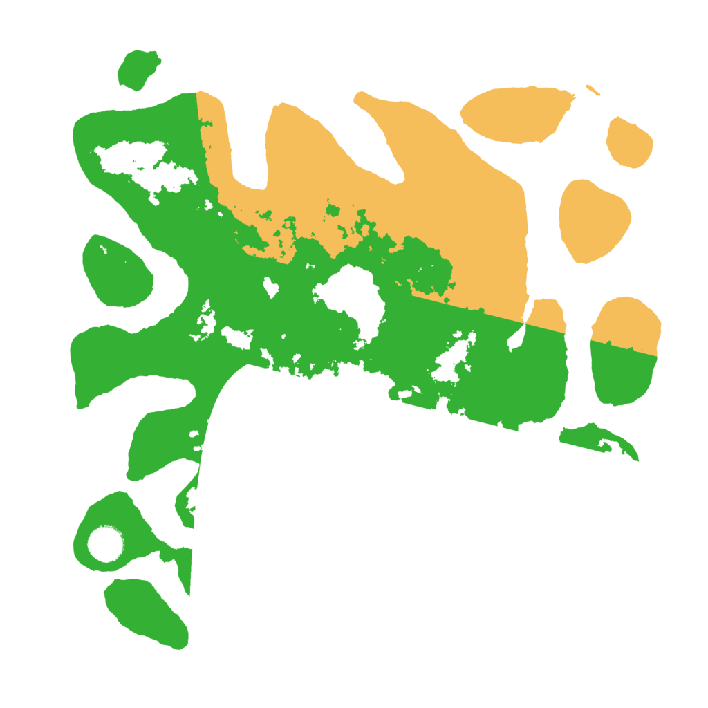 Biome Rust Map: Barren, Size: 3500, Seed: 5092382