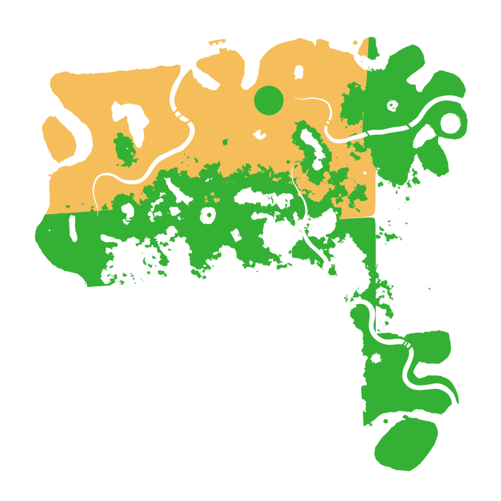 Biome Rust Map: Procedural Map, Size: 4500, Seed: 2041318