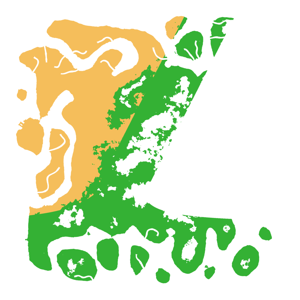 Biome Rust Map: Procedural Map, Size: 4500, Seed: 3135152