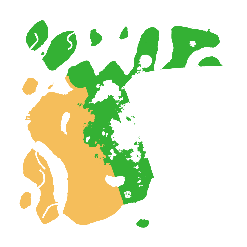 Biome Rust Map: Procedural Map, Size: 3500, Seed: 520311777