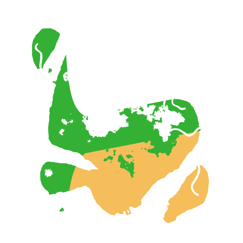 Biome Rust Map: Procedural Map, Size: 2800, Seed: 2030530