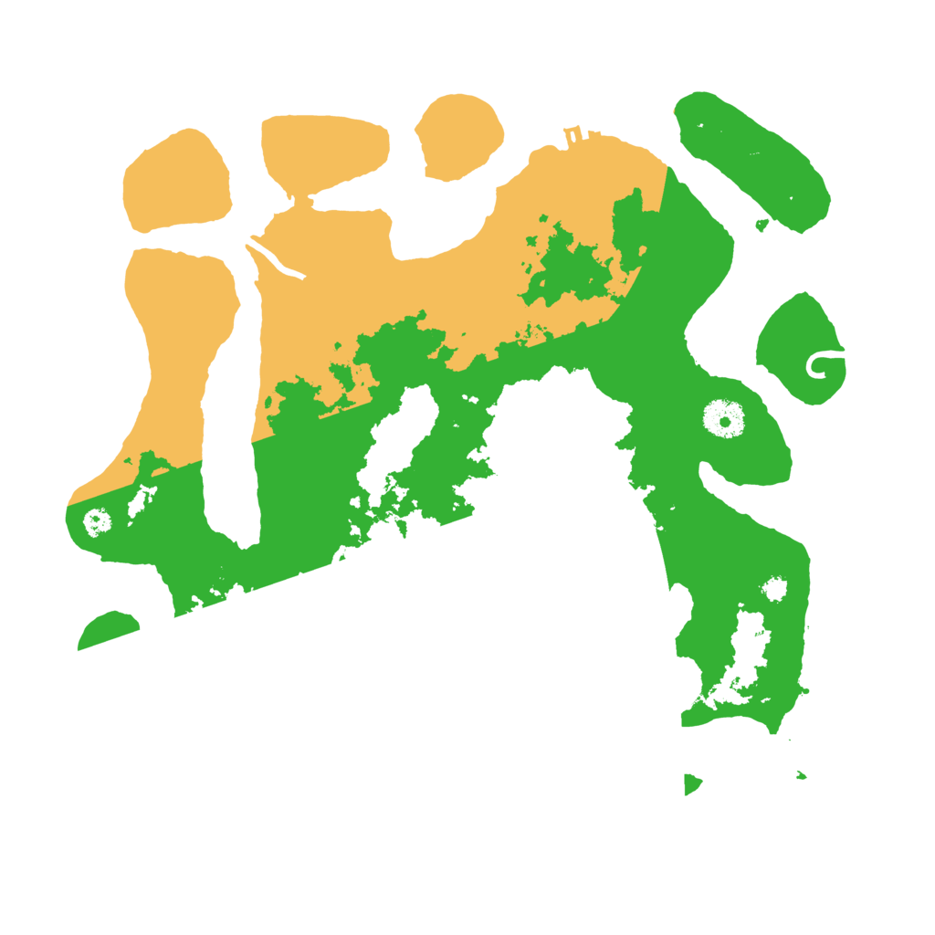 Biome Rust Map: Procedural Map, Size: 3500, Seed: 797539