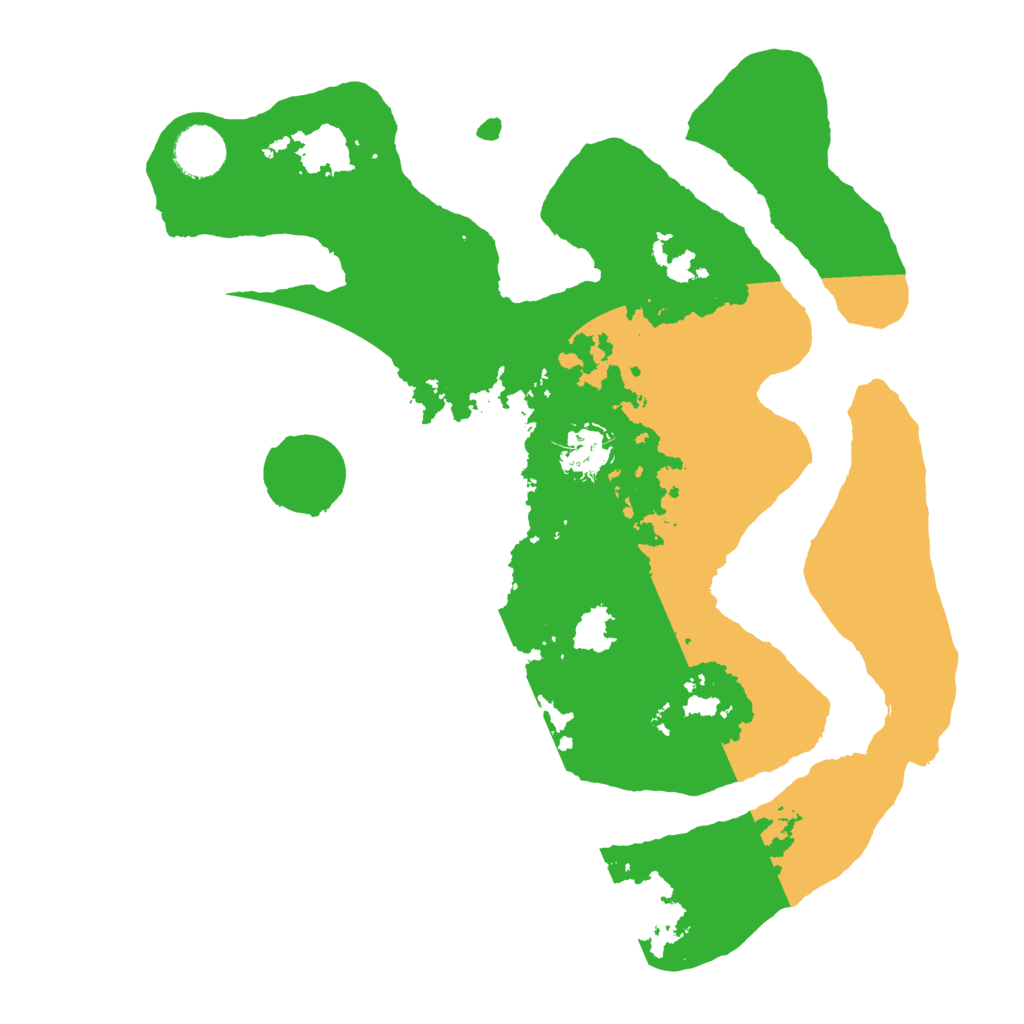 Biome Rust Map: Barren, Size: 3500, Seed: 2430694