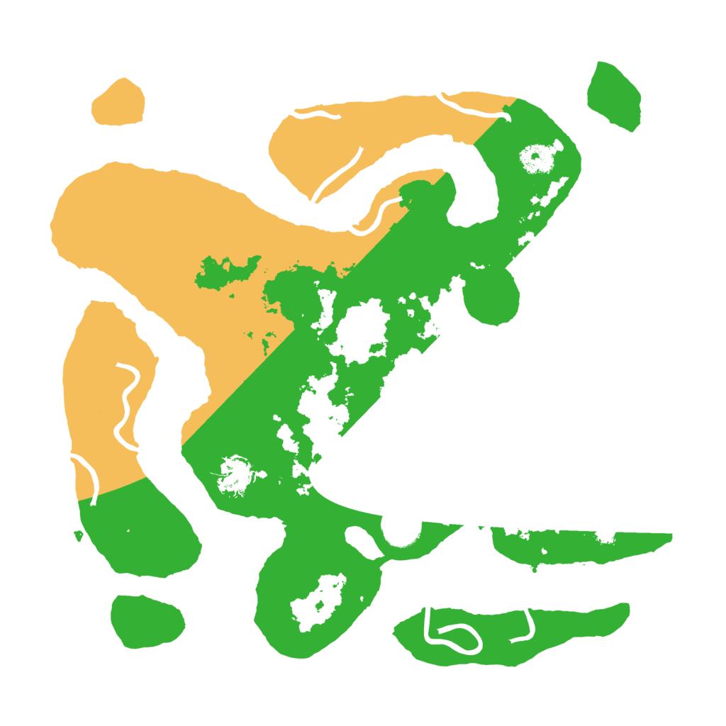 Biome Rust Map: Procedural Map, Size: 3500, Seed: 2191206