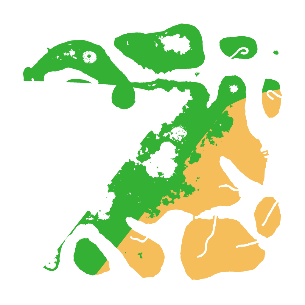 Biome Rust Map: Procedural Map, Size: 3500, Seed: 5807545