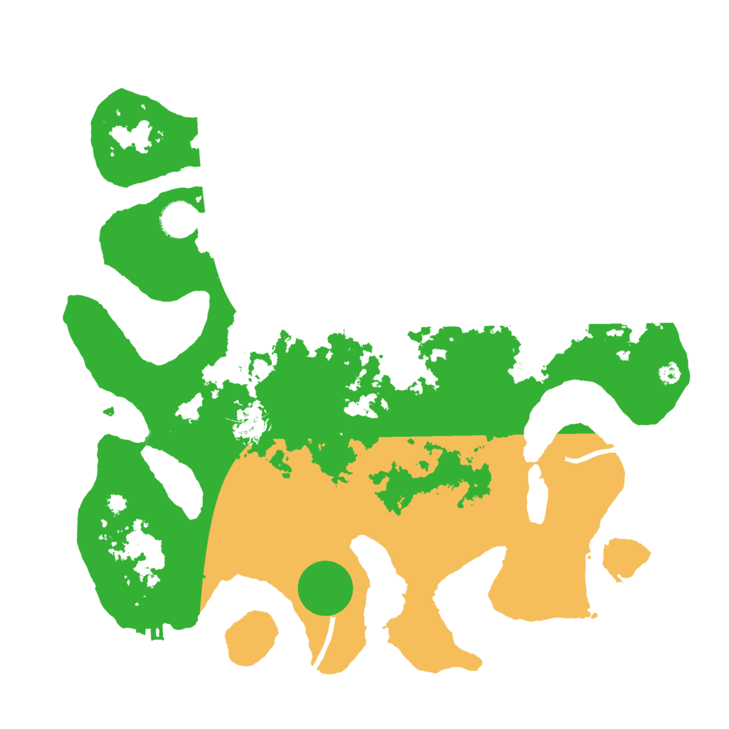 Biome Rust Map: Procedural Map, Size: 3500, Seed: 3323455