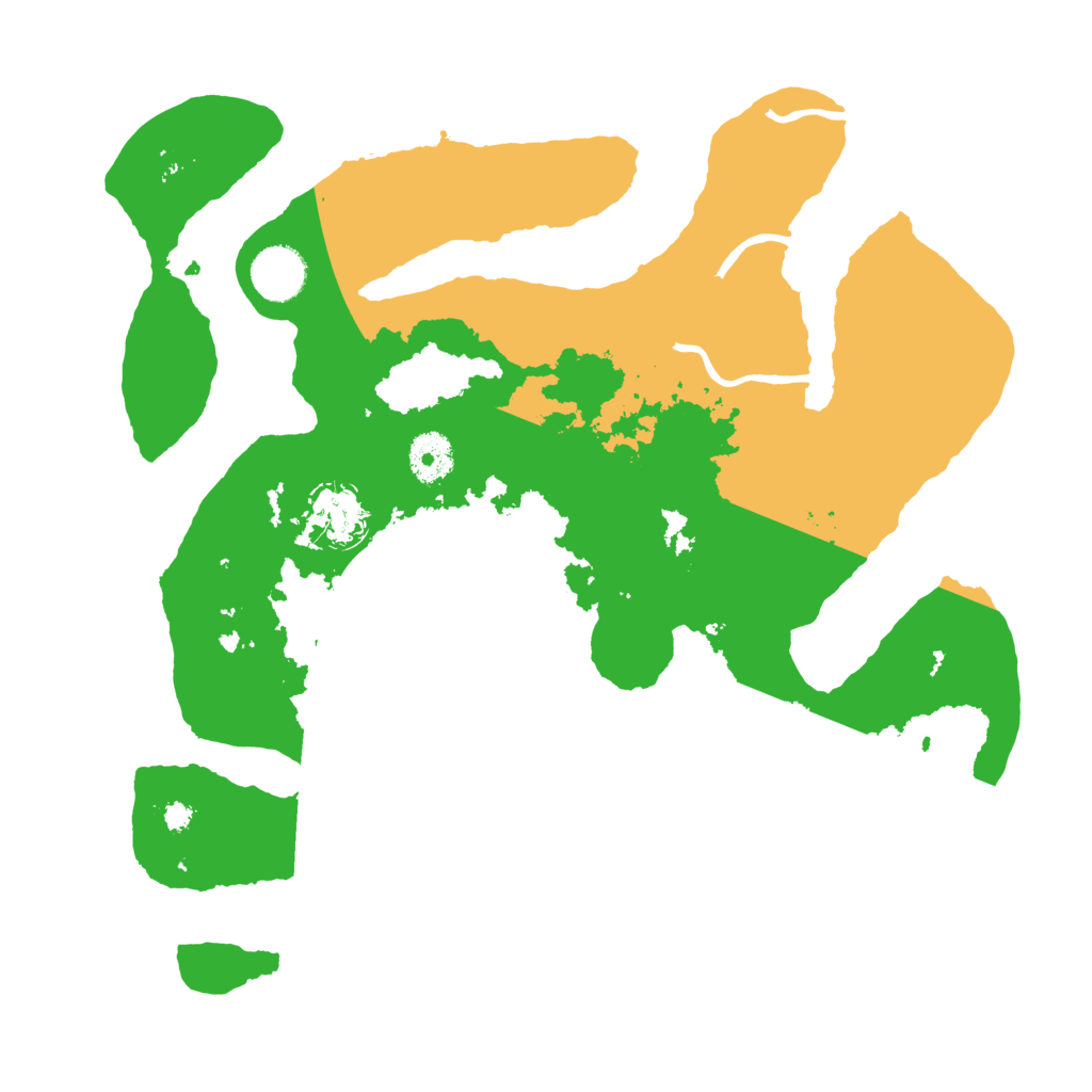 Biome Rust Map: Procedural Map, Size: 3500, Seed: 5393757