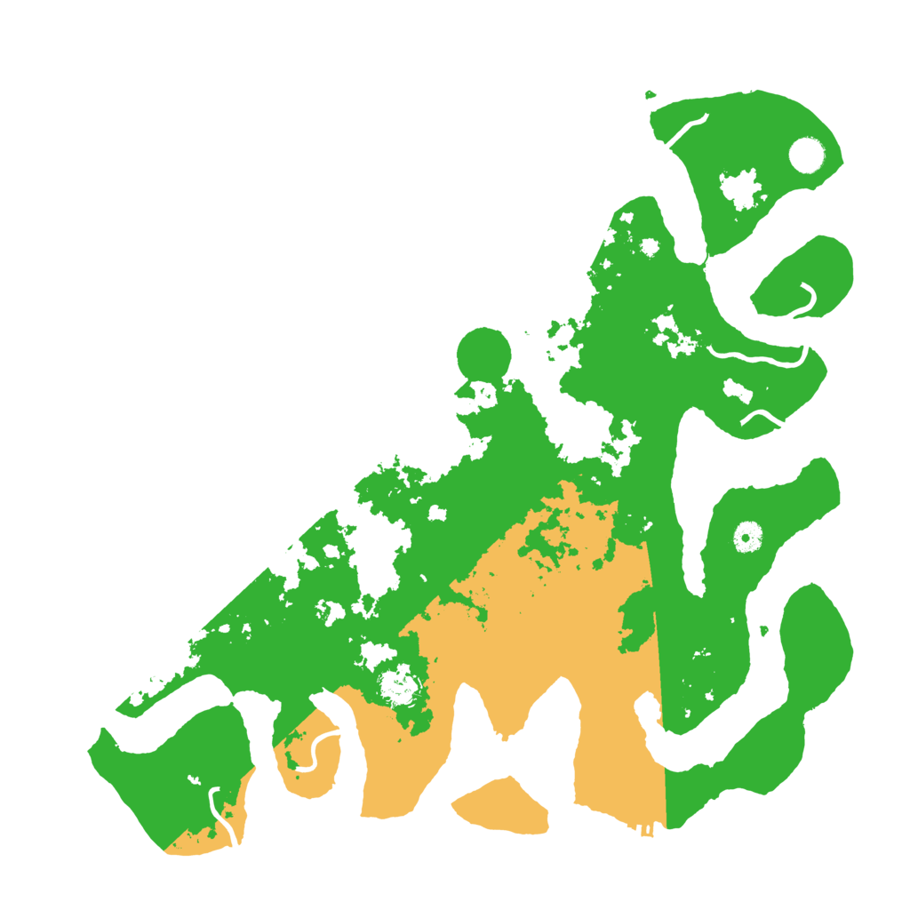 Biome Rust Map: Procedural Map, Size: 4500, Seed: 3752395