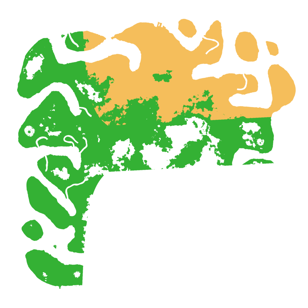 Biome Rust Map: Procedural Map, Size: 4500, Seed: 72257