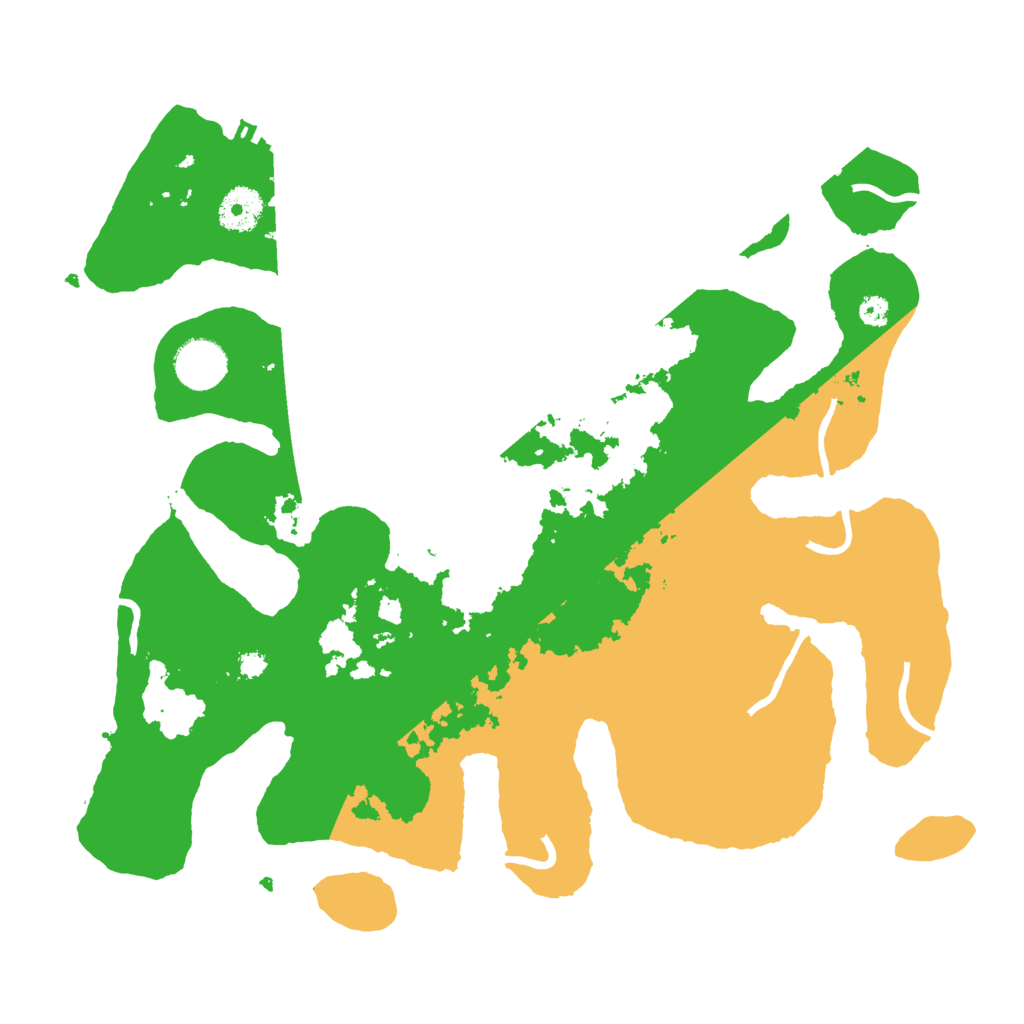 Biome Rust Map: Procedural Map, Size: 3500, Seed: 5284997