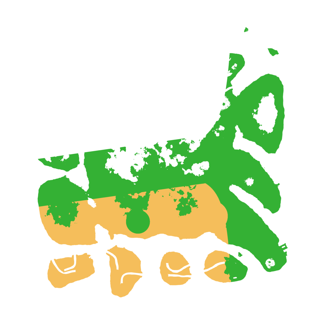 Biome Rust Map: Procedural Map, Size: 3500, Seed: 1756977