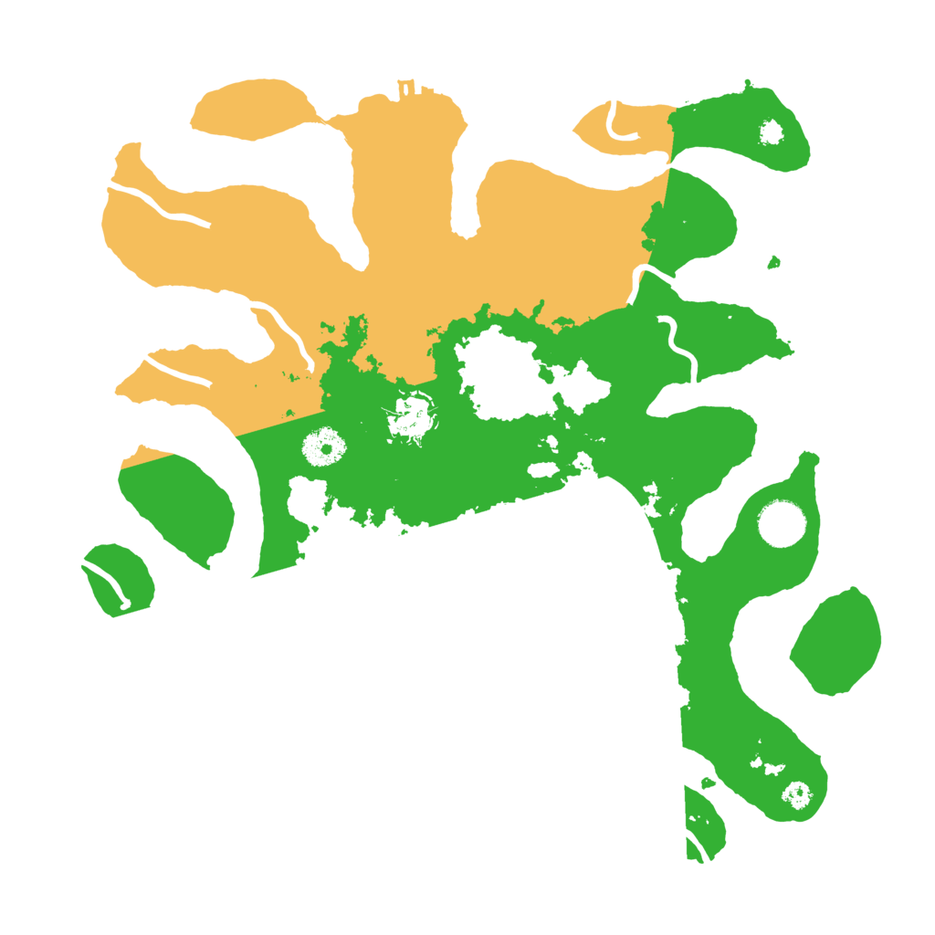 Biome Rust Map: Procedural Map, Size: 3500, Seed: 1115004