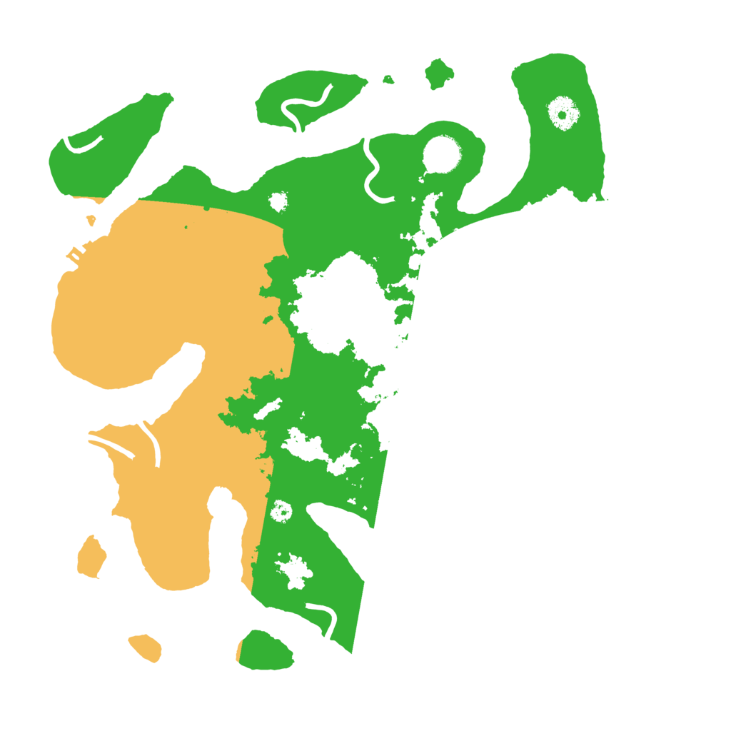 Biome Rust Map: Procedural Map, Size: 3500, Seed: 4943634