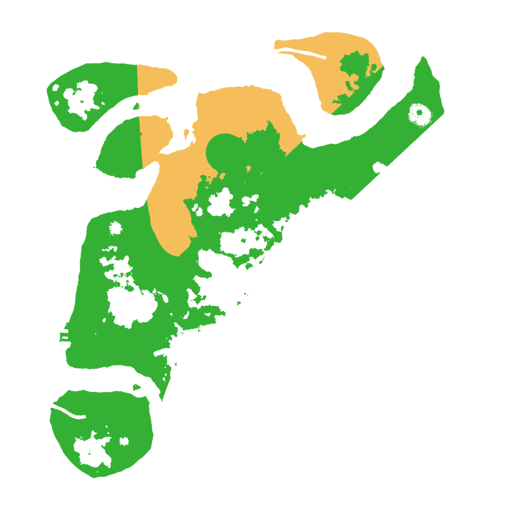 Biome Rust Map: Procedural Map, Size: 3500, Seed: 5360912