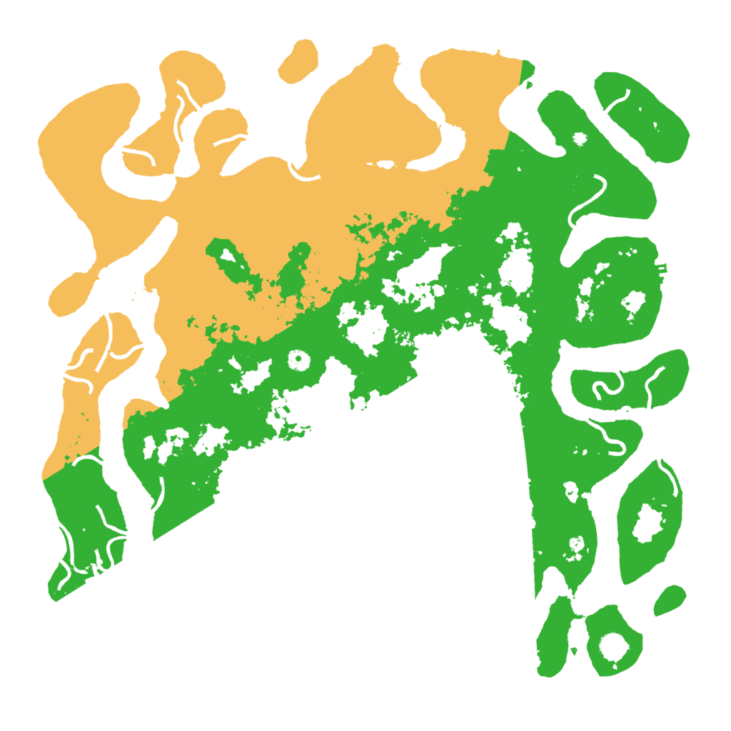 Biome Rust Map: Procedural Map, Size: 5000, Seed: 1165161