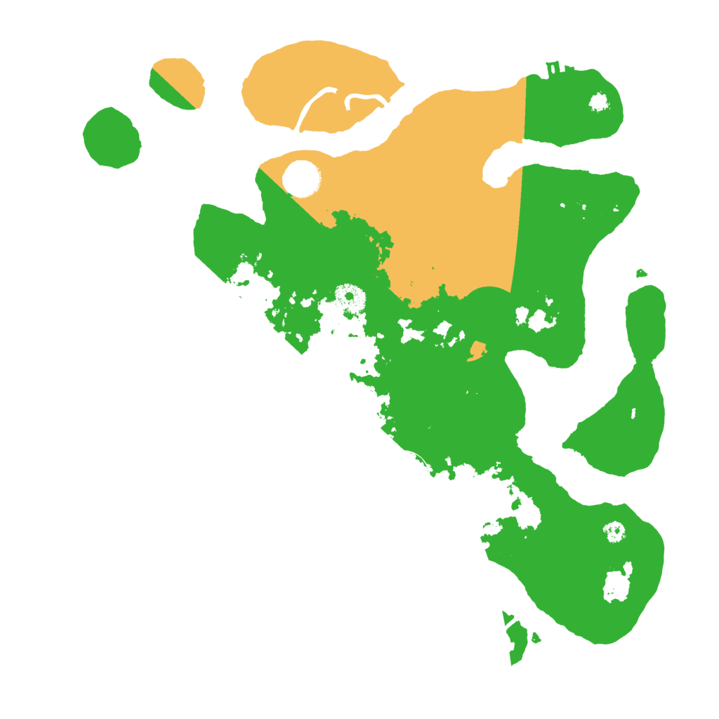 Biome Rust Map: Procedural Map, Size: 3500, Seed: 2764610