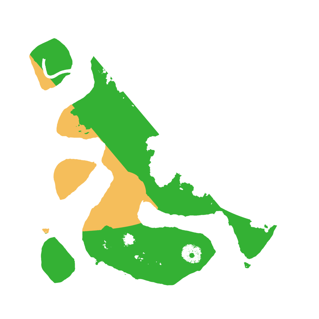 Biome Rust Map: Procedural Map, Size: 2500, Seed: 1616922833