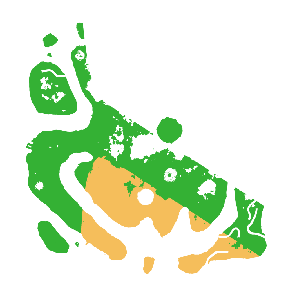 Biome Rust Map: Procedural Map, Size: 3300, Seed: 1689479296