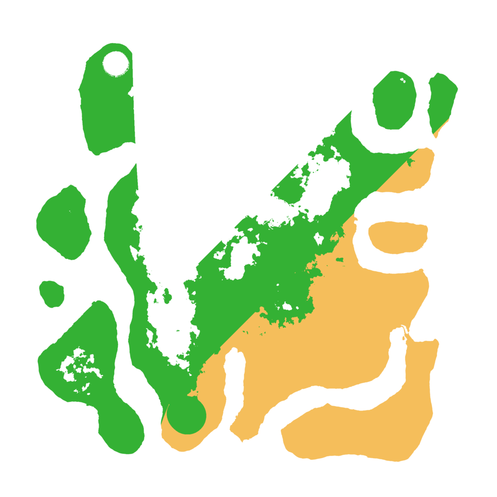 Biome Rust Map: Barren, Size: 3500, Seed: 2755157