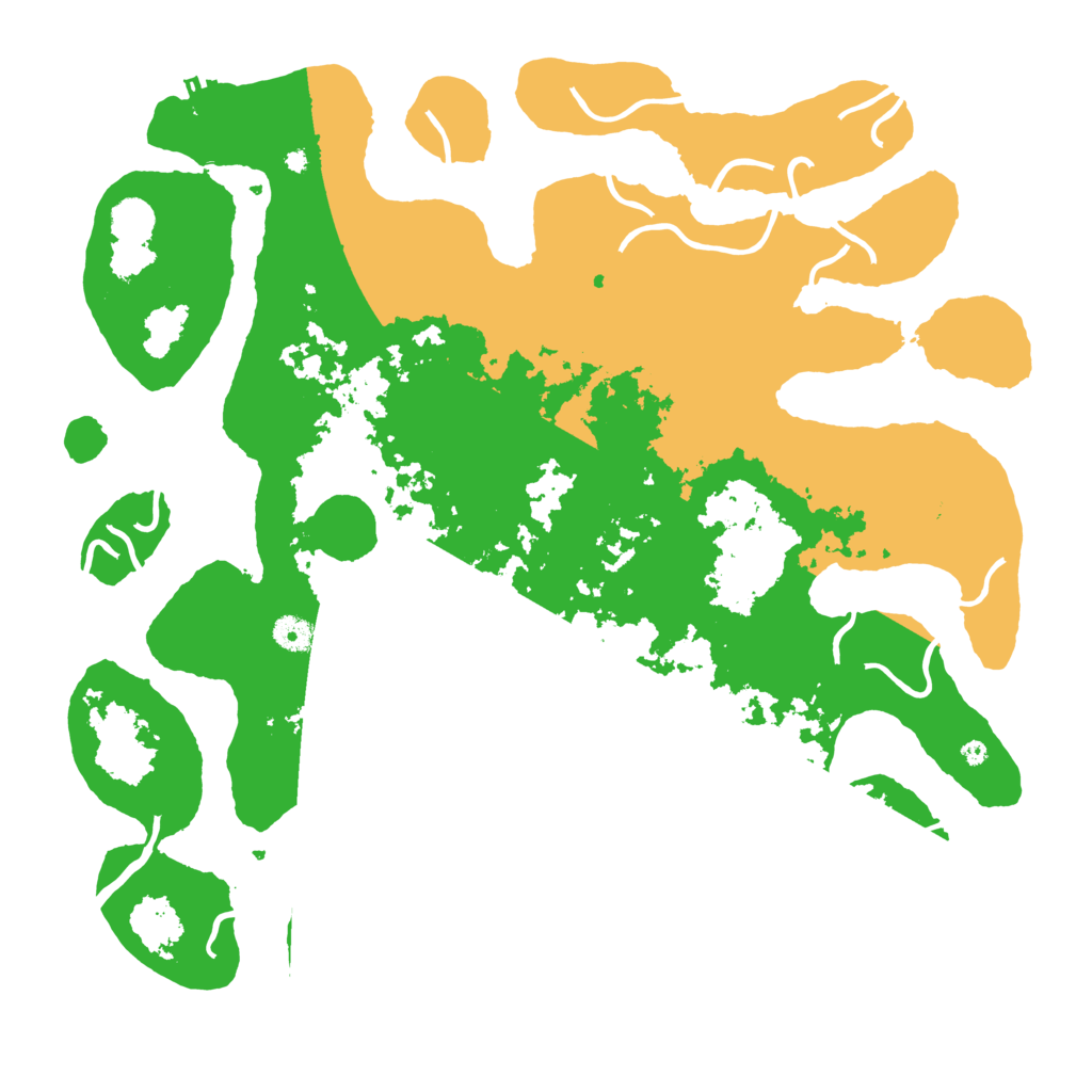 Biome Rust Map: Procedural Map, Size: 4500, Seed: 100267