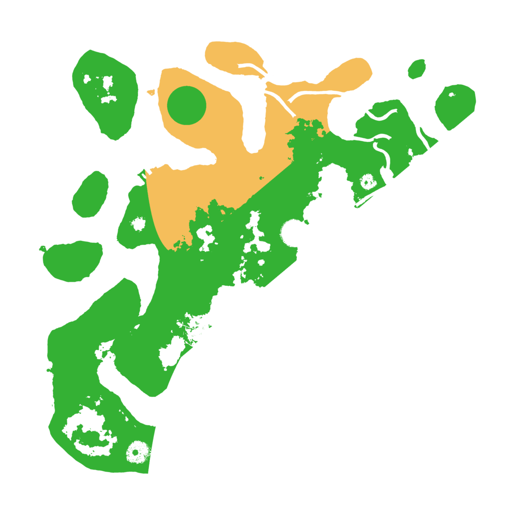 Biome Rust Map: Procedural Map, Size: 3500, Seed: 432475