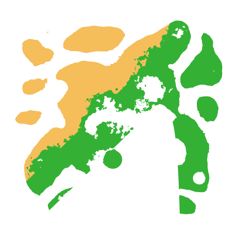 Biome Rust Map: Barren, Size: 3500, Seed: 4784888