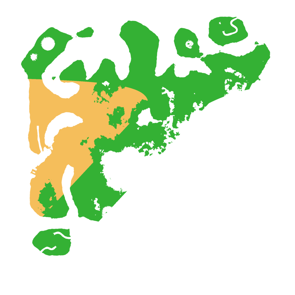 Biome Rust Map: Procedural Map, Size: 3900, Seed: 1990