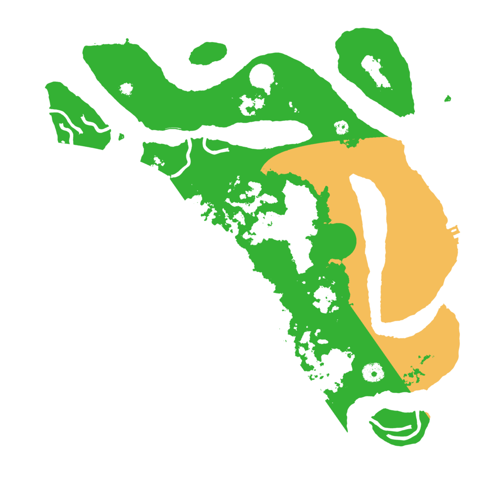 Biome Rust Map: Procedural Map, Size: 3700, Seed: 1059367854