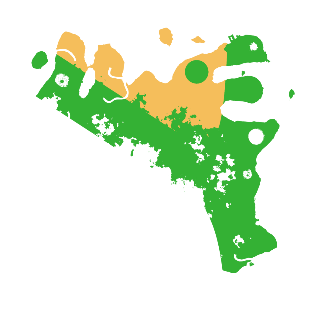 Biome Rust Map: Procedural Map, Size: 3500, Seed: 20615