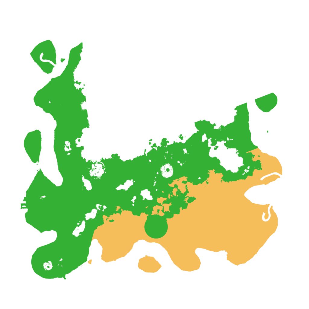 Biome Rust Map: Procedural Map, Size: 3500, Seed: 269