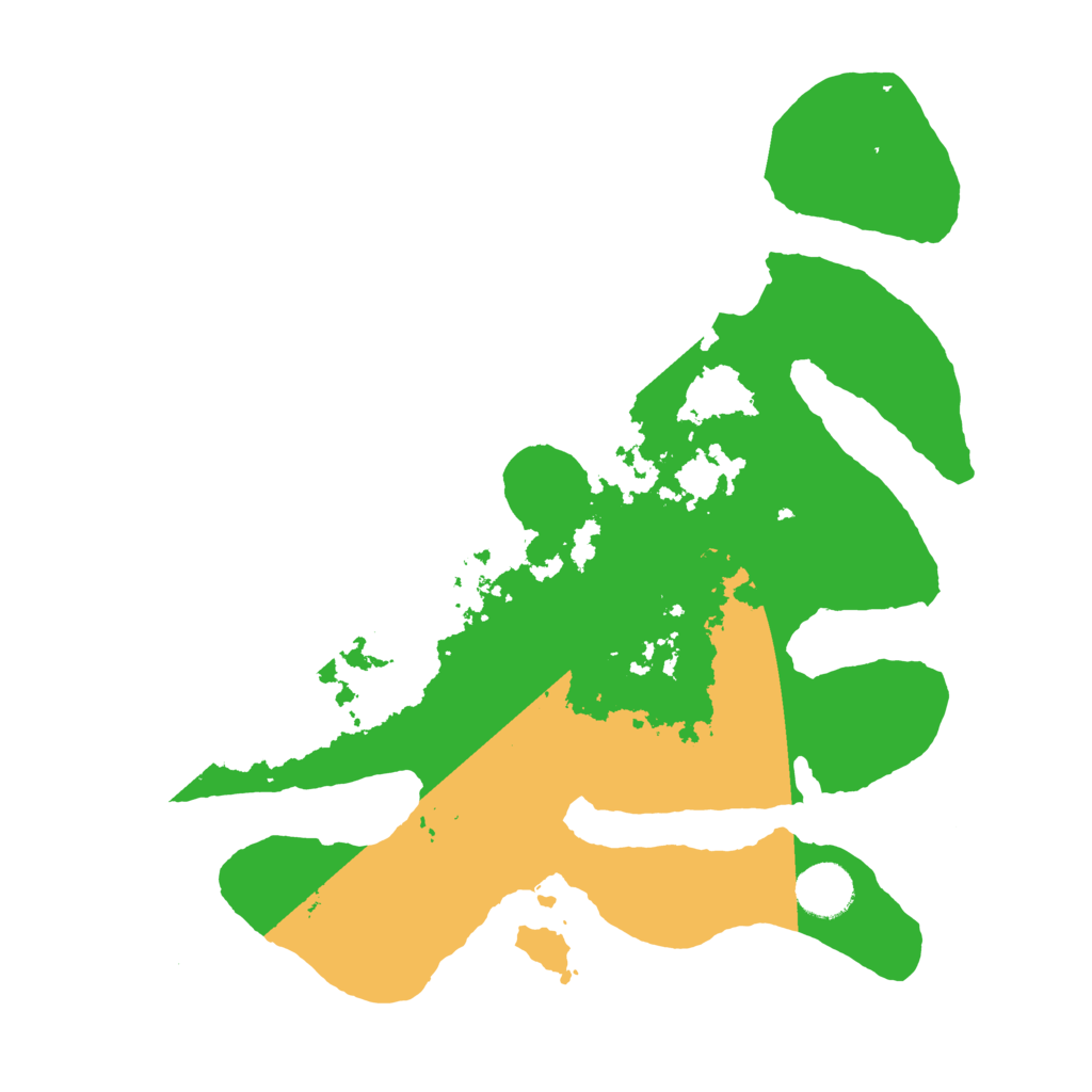 Biome Rust Map: Barren, Size: 3500, Seed: 753128