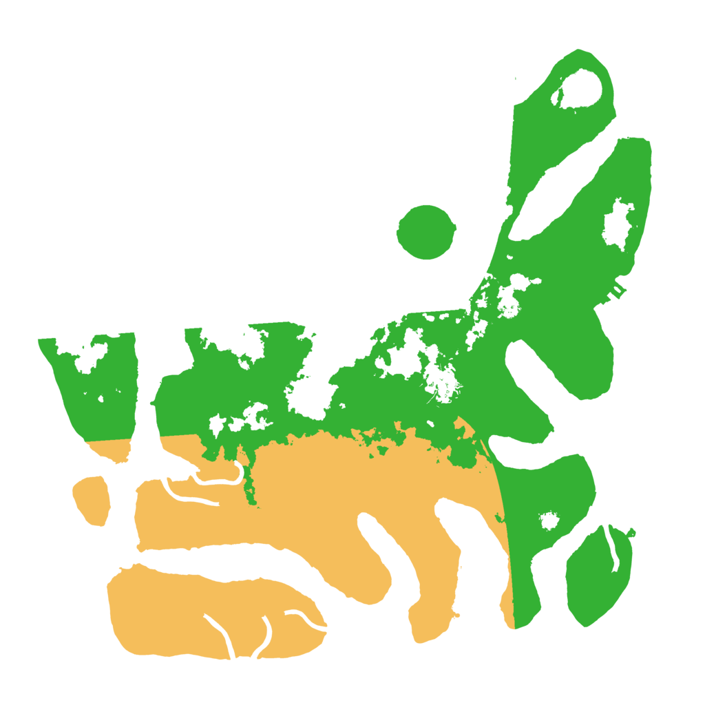 Biome Rust Map: Procedural Map, Size: 3500, Seed: 5586915