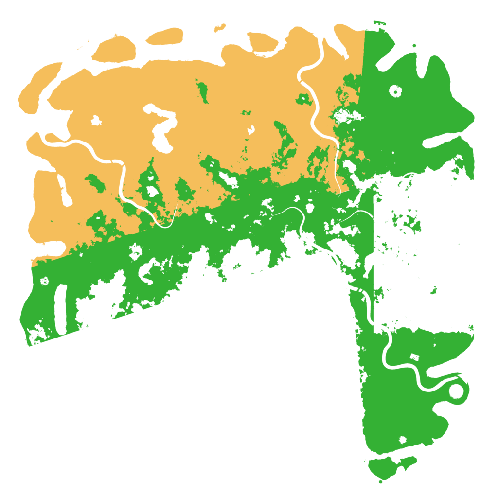 Biome Rust Map: Procedural Map, Size: 6000, Seed: 163748
