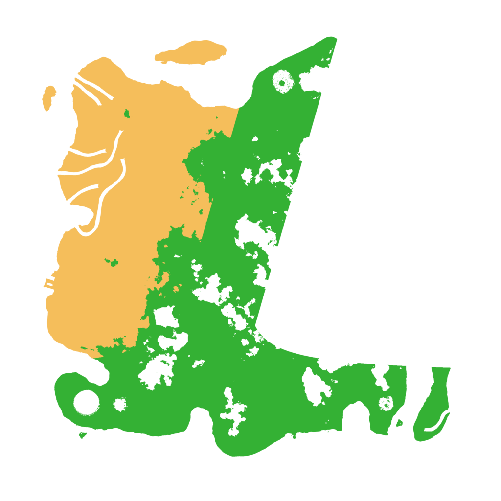 Biome Rust Map: Procedural Map, Size: 3500, Seed: 671829445