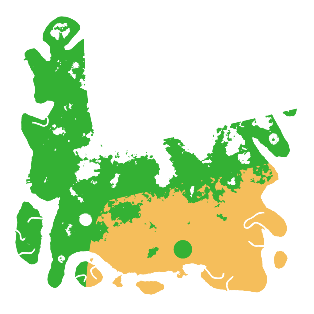 Biome Rust Map: Procedural Map, Size: 4500, Seed: 5121324