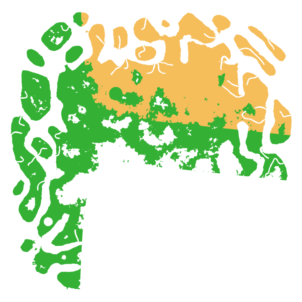 Biome Rust Map: Procedural Map, Size: 6000, Seed: 468767064