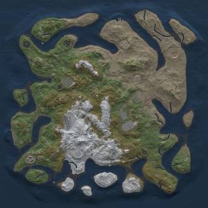 Thumbnail Rust Map: Procedural Map, Size: 4500, Seed: 23724138, 18 Monuments