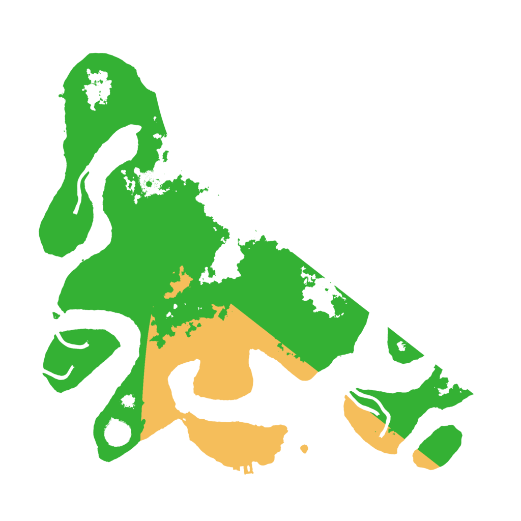 Biome Rust Map: Procedural Map, Size: 3500, Seed: 52176786