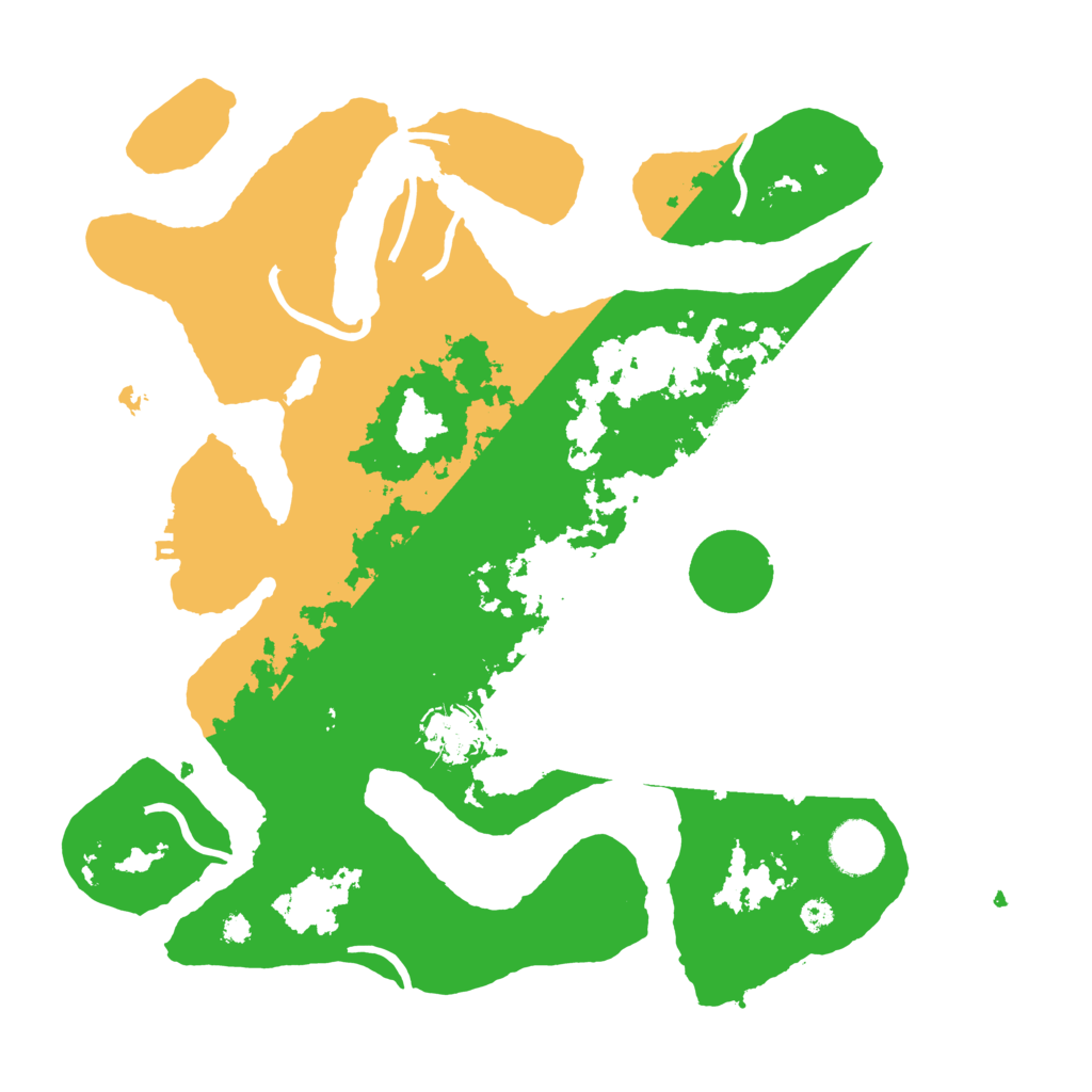 Biome Rust Map: Procedural Map, Size: 3500, Seed: 4933287