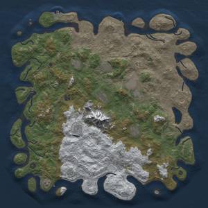 Thumbnail Rust Map: Procedural Map, Size: 5000, Seed: 8675309, 20 Monuments