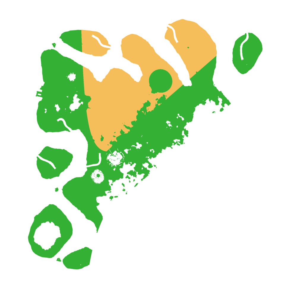 Biome Rust Map: Procedural Map, Size: 3500, Seed: 3535510