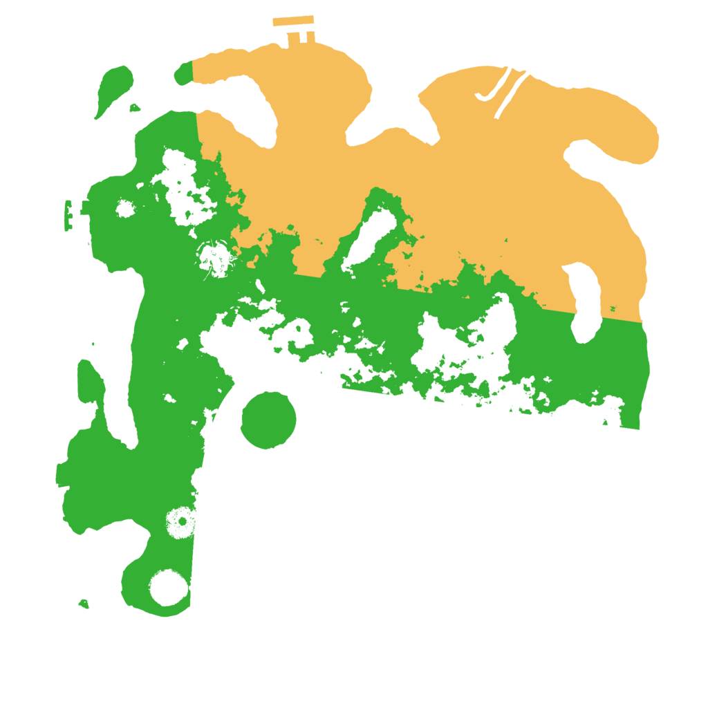 Biome Rust Map: Procedural Map, Size: 3500, Seed: 5886985