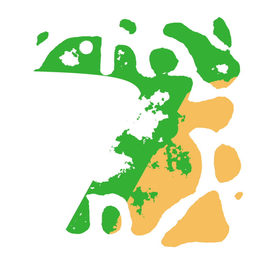 Biome Rust Map: Barren, Size: 3500, Seed: 2023294