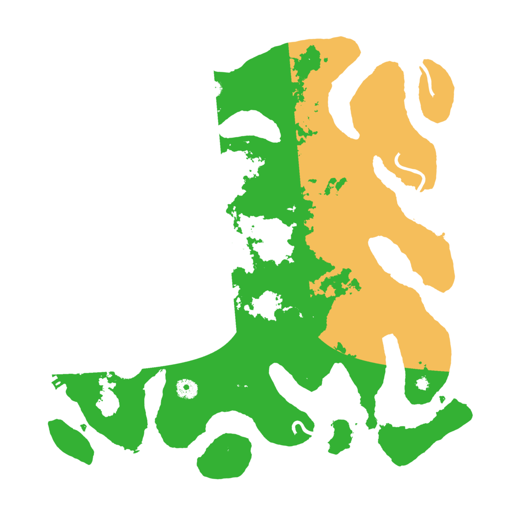 Biome Rust Map: Procedural Map, Size: 3700, Seed: 577964816