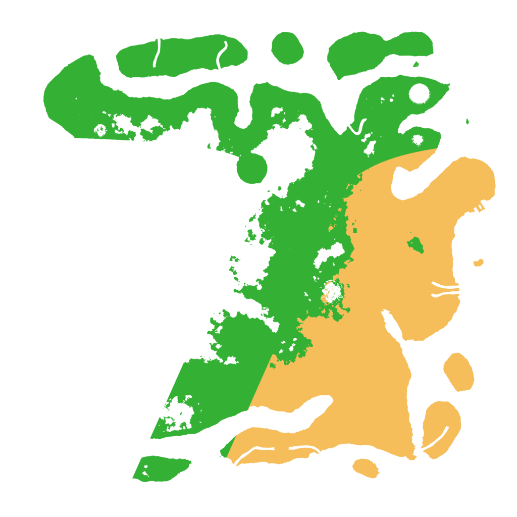 Biome Rust Map: Procedural Map, Size: 4500, Seed: 1525