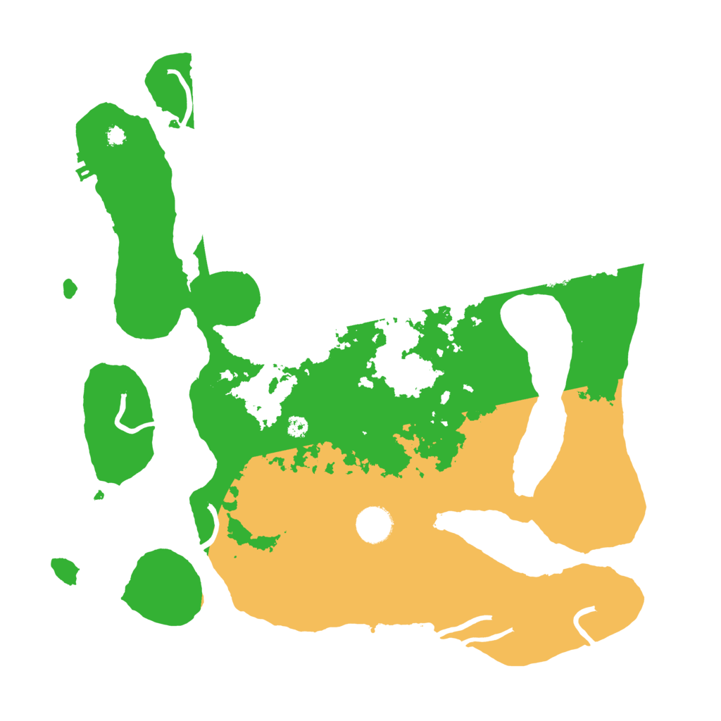 Biome Rust Map: Procedural Map, Size: 3500, Seed: 2798975