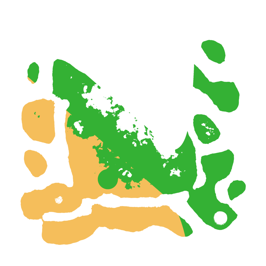 Biome Rust Map: Barren, Size: 3500, Seed: 4973634